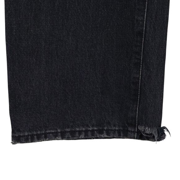 NWT Edwin Simone Mid-Rise Straight Leg Button Fly Denim Jean Maire Black Size 30 - Picture 7 of 9
